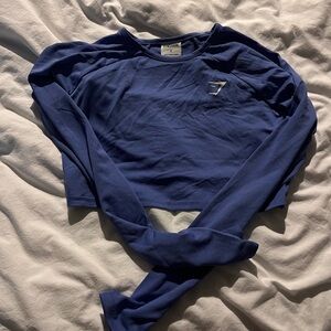 Gymshark Royal Blue Crew Neck Top